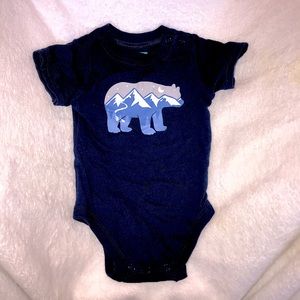 Garaninals Navy polar bear onsie